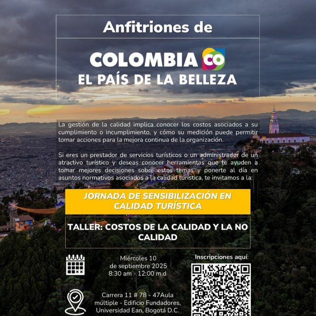 Taller Fortalece la Calidad Turística en Bogotá