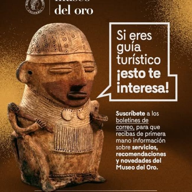 Museo del Oro invita a guías turísticos a recibir información exclusiva sobre sus servicios y novedades