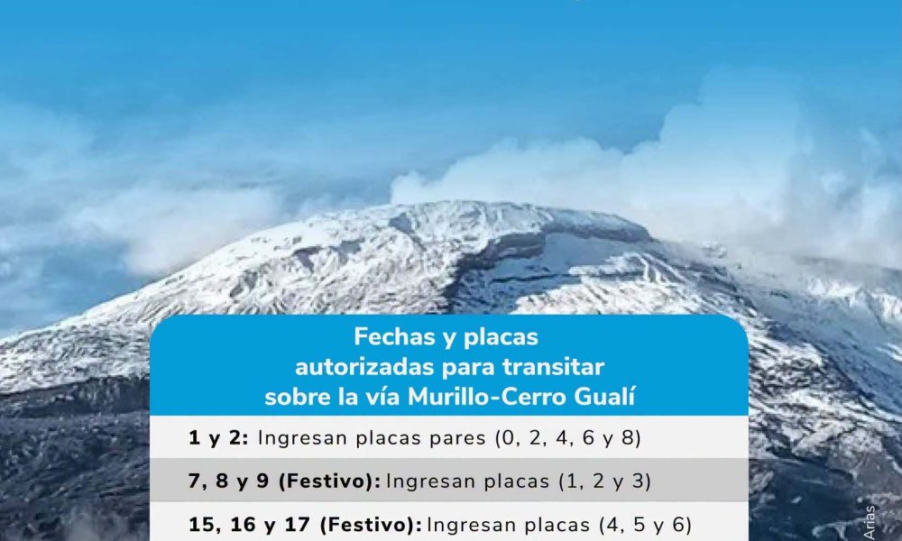 Pico y Placa Ambiental regula el ingreso al Parque Nacional Natural Los Nevados durante agosto de 2026