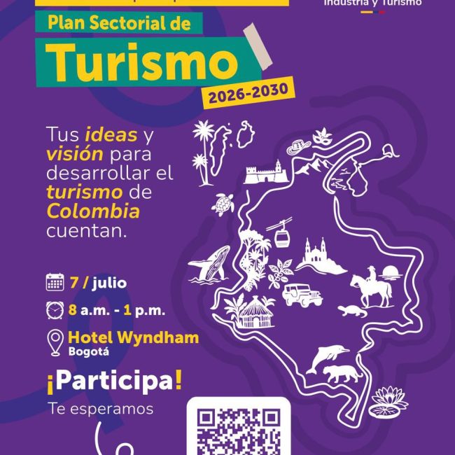 Colombia avanzó en la construcción participativa de su Plan Sectorial de Turismo 2026-2030