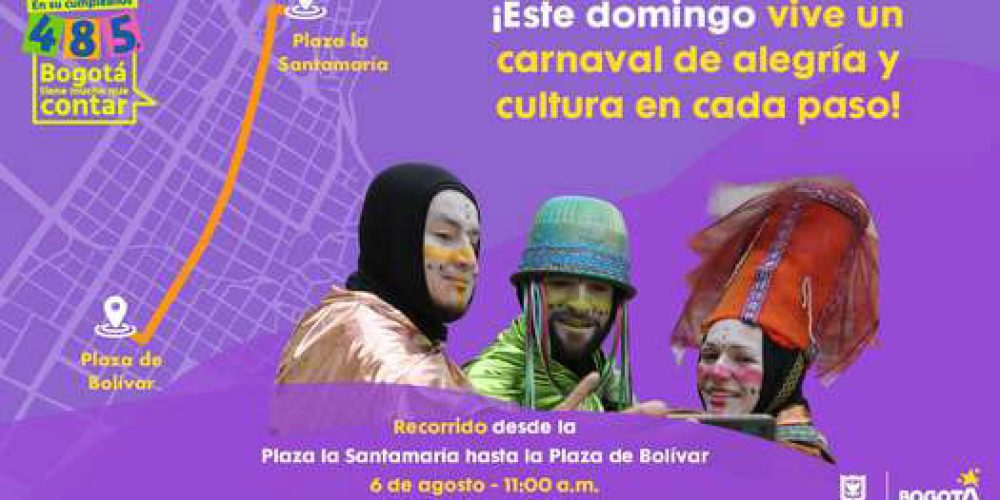 Cinco actividades gratuitas para celebrar el cumpleaños de Bogotá