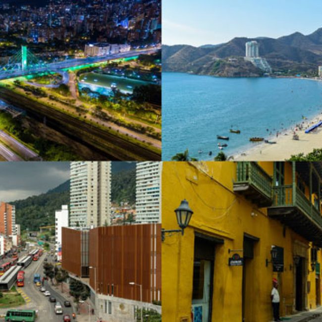Tres ciudades para hacer turismo en Colombia