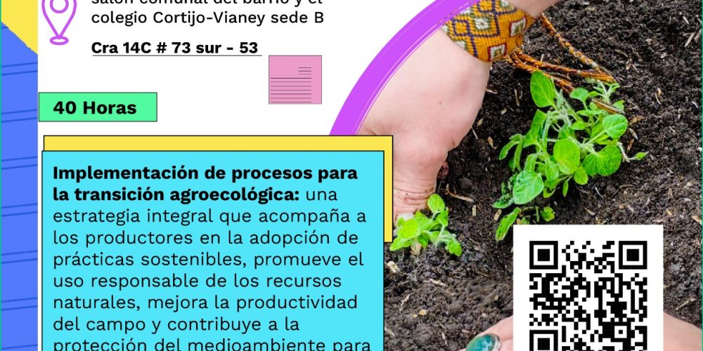 Curso presencial de Agroecología en el barrio La Regadera, Usme