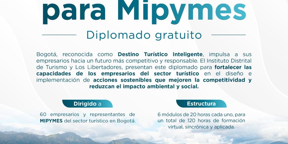 Diplomado en Sostenibilidad Turística para Mipymes de Bogotá