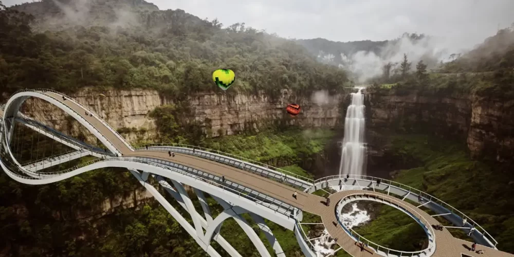 El Salto del Tequendama tendrá un Puente de Vidrio.