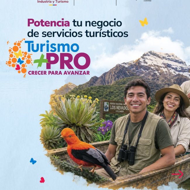 TurismoMásPro abre convocatoria para fortalecer prestadores de servicios turísticos en Colombia